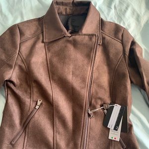 Leather jacket superlative fashion